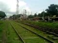 Bangladesh Railway Khulna-Goalondo ghat 'Nakshikantha Express' mail Train video in Rajbari.MP4