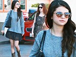 Selena Gomez grabs lunch at Sushi Dan with friend Lily Collins in Studio City, CA