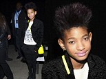 Willow Smith attends the Narciso Rodriguez fall 2013 fashion show
