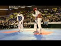 Dutch Open 2012 Taekwondo Final Aaron Cook VS Sebastian Crismanich -80KG ( Wicked Head Shots)