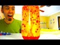 HOW TO MAKE A HOMEMADE LAVA LAMP!!!