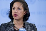 US Representative Briefs Press on DPRK Nuclear Test Susan Rice, Permanent Representative of the United States to the UN, speaks to journalists following the Security Council urgent consultations on the nuclear test conducted by the Democratic People’s Republic of Korea (DPRK).