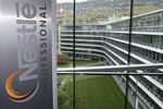  General view of the headquarters of food and drink company Nestle in Vevey, Switzerland, prior to a press conference, Thursday Oct. 18, 2007. Nestle said Thursday that sales for the first nine months of the year rose 9 percent as it saw strong growth fro