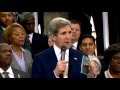 Secretary Kerry Delivers Remarks Upon his Arrival to the Department of State