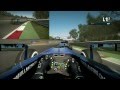 Codemasters F1 2012, 3 lap race at Monza, Xbox360 version by Inside Sim Racing