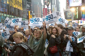 350 in Times Square