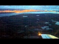 Flying into Anchorage, Alaska