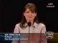 C-SPAN: Vice Presidential Candidate Gov. Sarah Palin (AK) Full Speech at the RNC