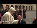 Benedict XVI leaves the Vatican