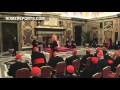 Benedict XVI says goodbye to all cardinals in Rome, pledges allegiance to next Pope