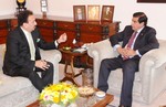 Federal Minister for Interior, Senator A. Rehman Malik called on Prime Minister Raja Pervez Ashraf at PM House, Islamabad on January 30, 2013.