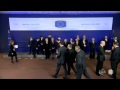 EU Summit group photo (raw video)