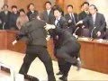 Politician - Judo Fight in Parlament