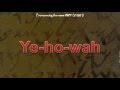 The Pronunciation of the name יהוה (YHWH)