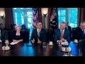 President Obama Holds a Cabinet Meeting