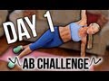 AB CHALLENGE (Day 1) -- Strong Like Us!! (Intense Ab Workout)