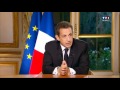 Vidéo Nicolas Sarkozy Crise Euro Interview TF1- France 2