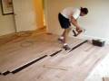 Hardwood floor installation