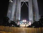 Earth Hour 2009, KLCC, Kuala Lumpur, Malaysia.