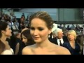 Jennifer Lawrence on The Oscars 2013 Red Carpet