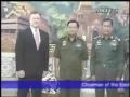 Myanmar - Senior General Than Shwe received U.S. Senator Jim Webb