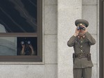 Korean People's Army soldiers observing the South Korean side of the DMZ. The Korean People's Army (KPA) is the name for the collective armed personnel of the North Korean military.