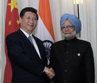 The Prime Minister, Dr. Manmohan Singh at a bilateral meeting with the President of the Peoples Republic of China, Mr. Xi Jinping, on the sidelines of the Fifth BRICS Summit, at Durban, South Africa on March 27, 2013.