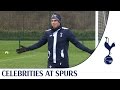 Tottenham Hotspur's Gareth Bale takes on England cricketer Jonathan Trott...at free-kicks! Who wins?