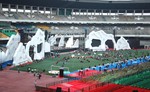 India Premier League Opening Ceremony Preparation at Yuba Bharati Krirangan in Kolkata on Sunday 31 March 2013