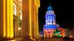 Gendarmenmarkt in Berlin mit dem französischen Dom 