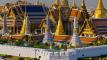  Der Tempel Wat Phra Kaeo mit dem Königlichen Palast in Bangkok