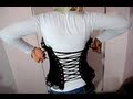 Como colocar/vestir Corset/Corselet - Loja Bella Amore