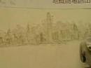 Stephen Wiltshire draws Hong Kong from memory