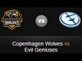 Copenhagen Wolves vs. Evil Geniuses at EU LCS week 6 - League of Legends