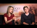 Zac Efron and Taylor Schilling Interview for THE LUCKY ONE