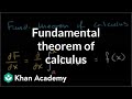 Fundamental theorem of calculus