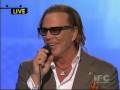 MICKEY ROURKE ACCEPTS SPIRIT AWARD