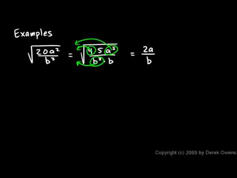 Algebra 1 11.5c Examples