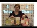 Make Three Totes / Purses With One Charm Pack!