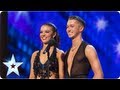 AJ and Chloe drop jaws with their dancing - Week 2 Auditions | Britain's Got Talent 2013