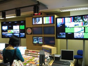 Al Jazeera English studio control room in London. With Al Jazeera's coverage of the 2011 Egyptian Revolution, the channel drew acclaim and received renewed attention.