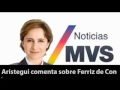 Carmen Aristegui comenta sobre la salida de Pedro Ferriz de Con de Cadena Tres