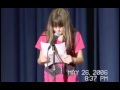 Melissa Bell Reads her Ashton Kutcher Fan Fiction - Middle school talent show