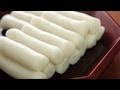 Garaeddeok (long cylinder shaped rice cake)