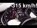 Audi RS6 (2013) from 0 - 315 km/h!