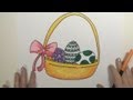 How to Draw Easter Basket MLT