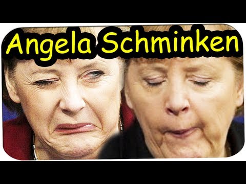 Let's Flash - ANGELA MERKEL SCHMINKEN