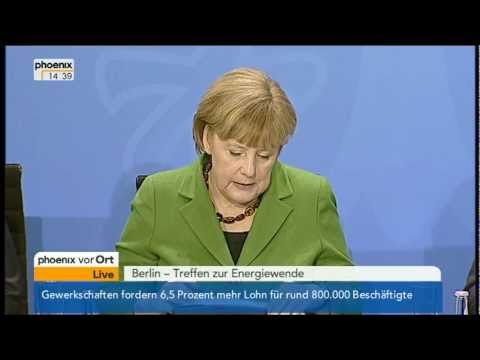 PK mit Angela Merkel zur Energiewende am 07.03. 2013