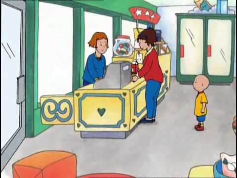 Caillou tira la leche