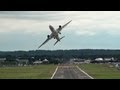 Impressive Qatar  Airways Boeing 787 Dreamliner Display, Farnborough.